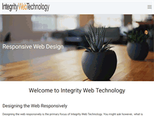 Tablet Screenshot of integritywebtechnology.com